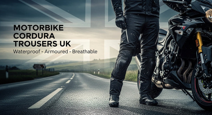 Buy Motorbike Cordura Trousers UK – Waterproof, Armoured & Breathable for Every Ride