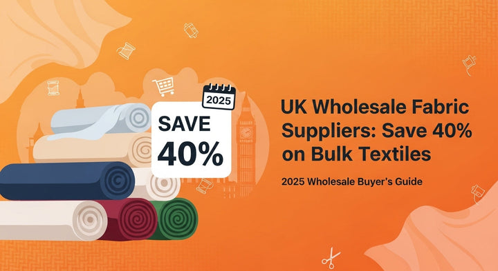 UK Wholesale Fabric Suppliers: Save 40% on Bulk Textiles 2025