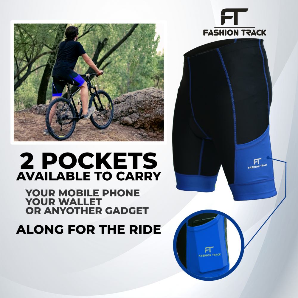 MTB Cycling Shorts 01 Lightweight Breathable Coolmax Padding for Men Fashion Track