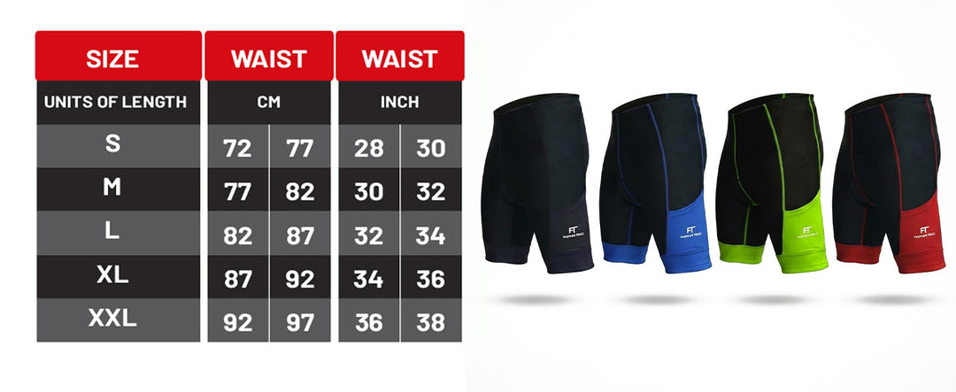 Men’s MTB Cycling Shorts - Breathable, Padded, Reflective