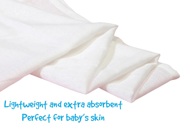 Bamboo Cotton Muslin Baby Cloths – 66x66 cm – Soft & Breathable