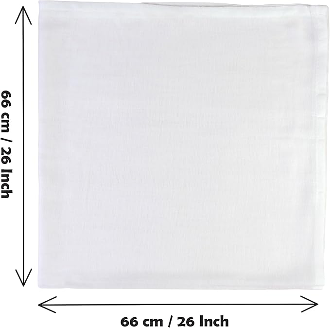Bamboo Cotton Muslin Baby Cloths – 66x66 cm – Soft & Breathable