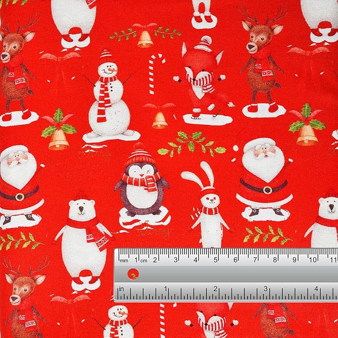 FT Fashion Track Cotton for Christmas Decorations and Halloween Xmas Prints