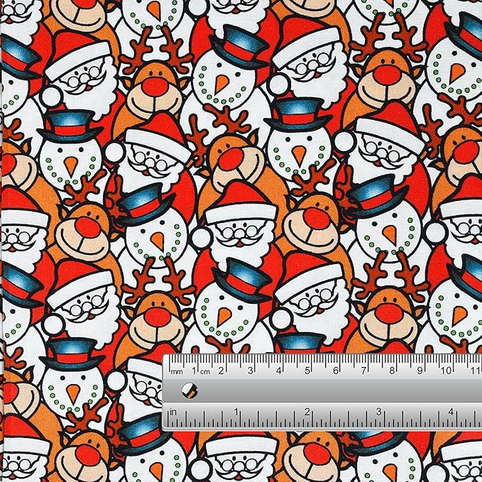 FT Fashion Track Cotton for Christmas Decorations and Halloween Xmas Prints