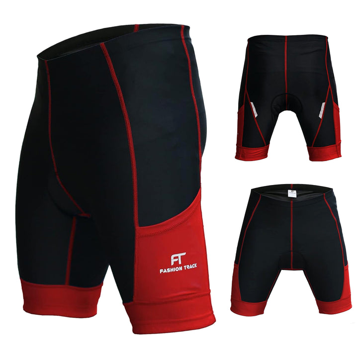 Men’s MTB Cycling Shorts - Breathable, Padded, Reflective