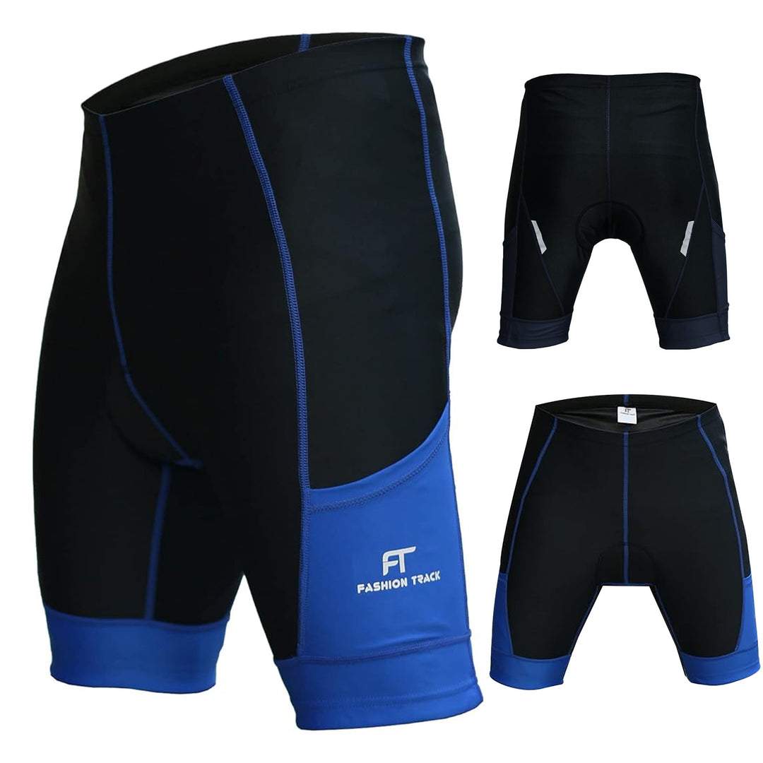Men’s MTB Cycling Shorts - Breathable, Padded, Reflective
