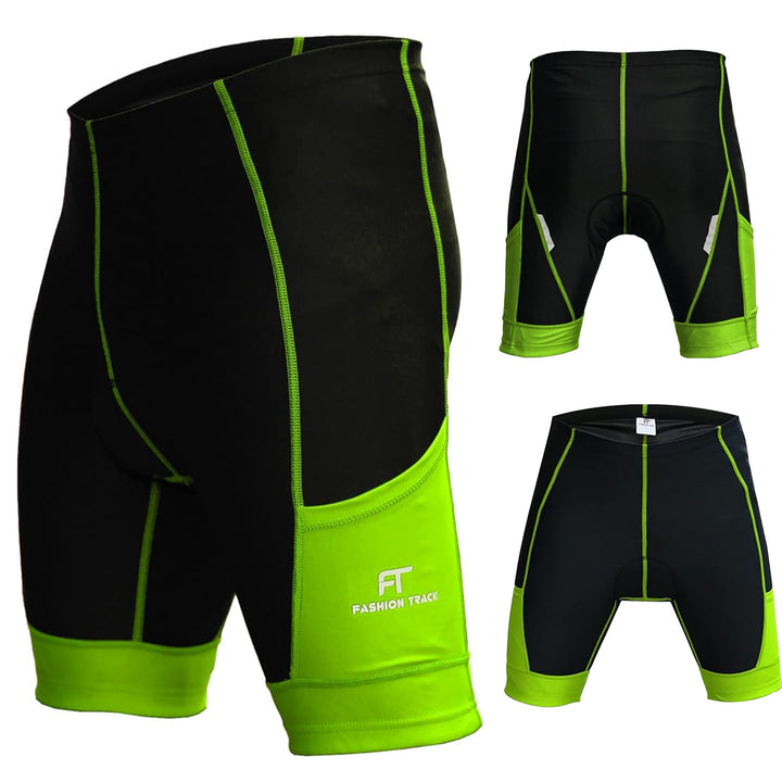 Men’s MTB Cycling Shorts - Breathable, Padded, Reflective