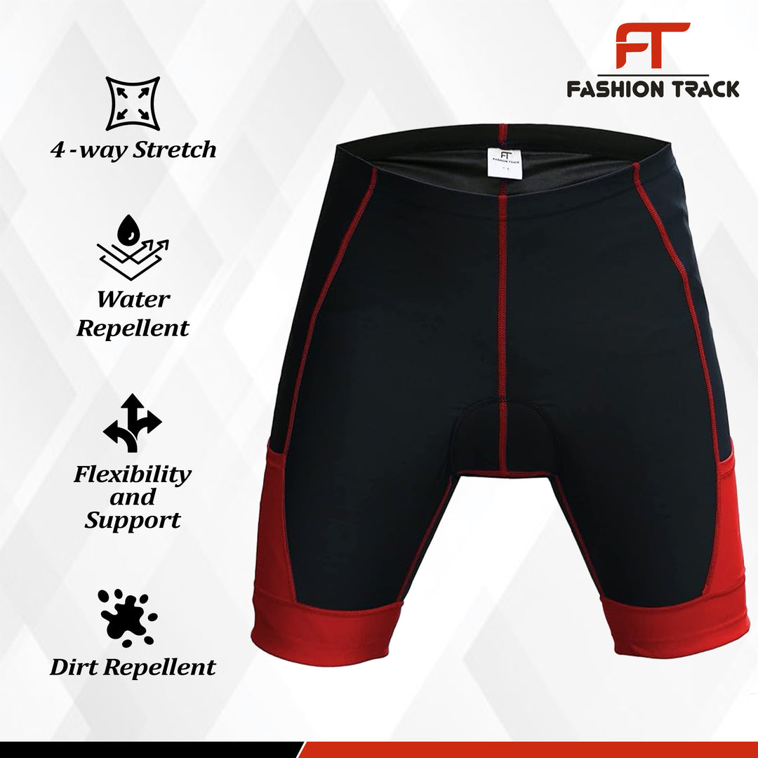 Men’s MTB Cycling Shorts - Breathable, Padded, Reflective