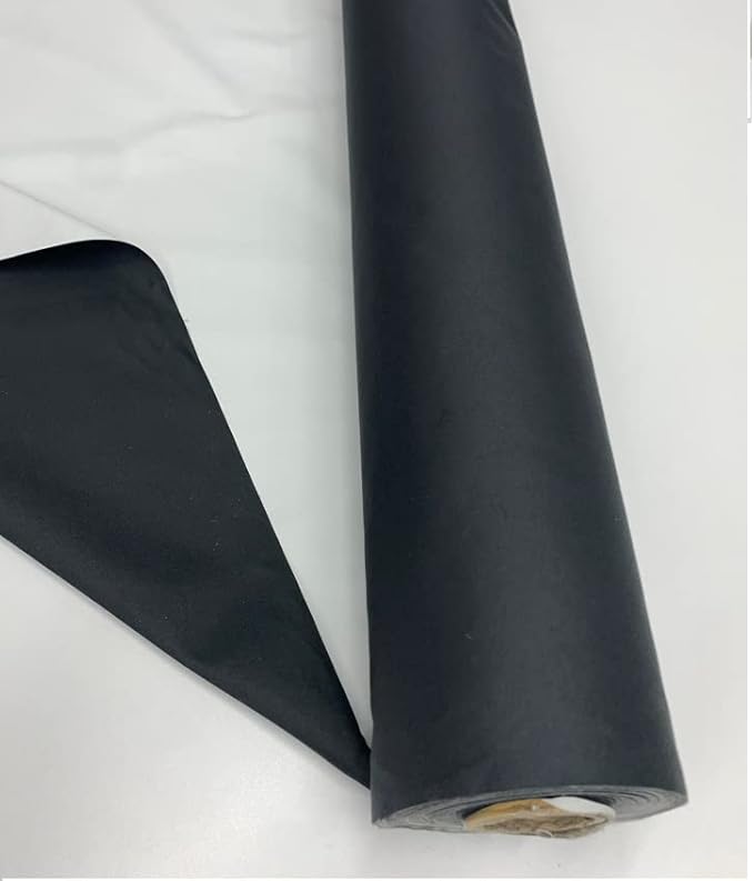 Nightshade Black 54-inch blackout fabric by metre – easy to sew and durable