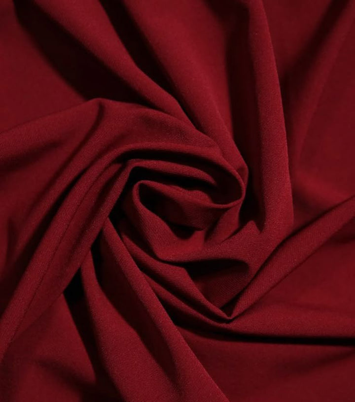 Burgundy Colour Plain Cotton