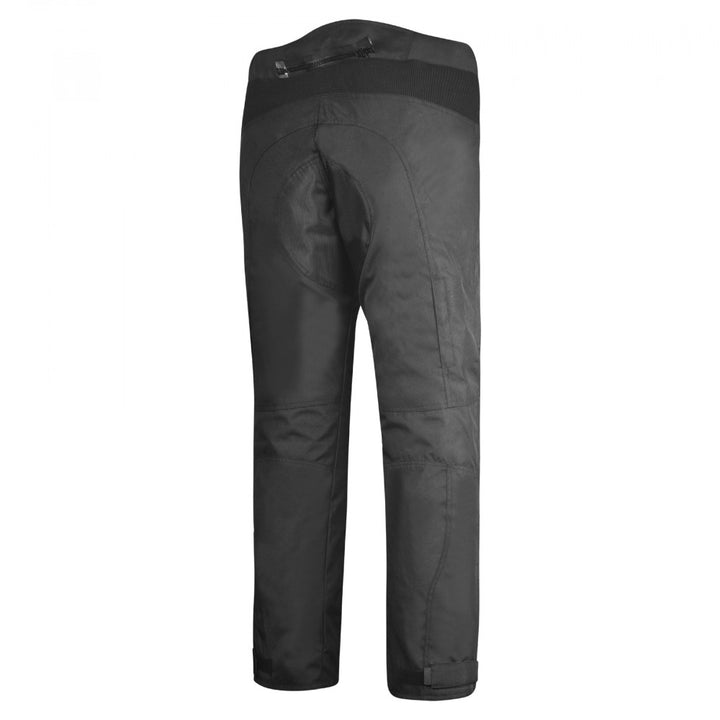Close-up of Cordura Motorcycle Pants Showing Durable Fabric and Stitching