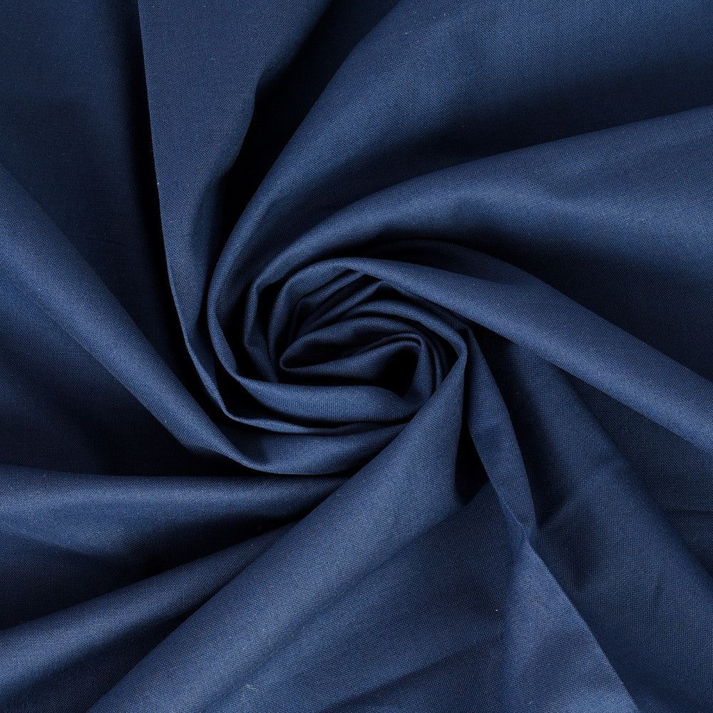 Navy colour Plain Cotton Fabric