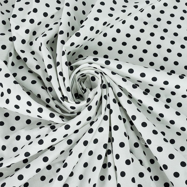 8mm Polka Dot 100% Cotton Fabric by the Metre for Sewing | Fashion Track