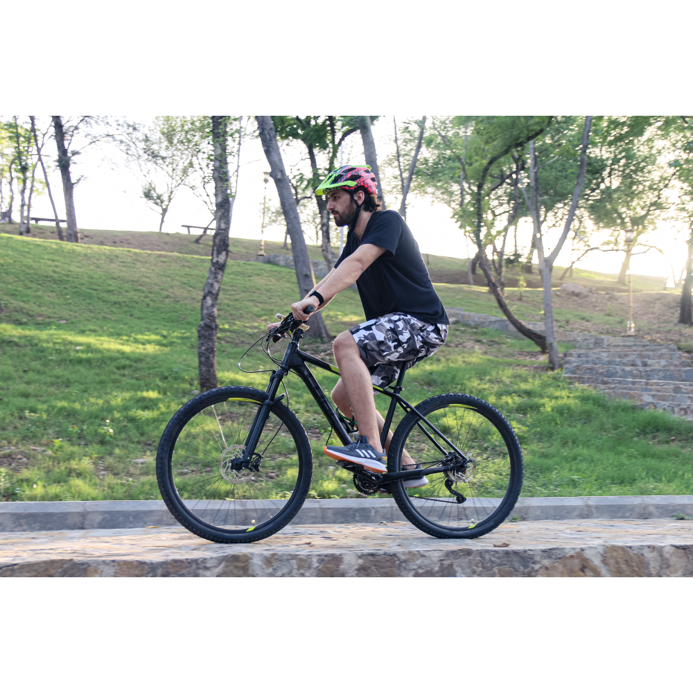 Rear View of Padded MTB Cycling Shorts with Comfortable Fit