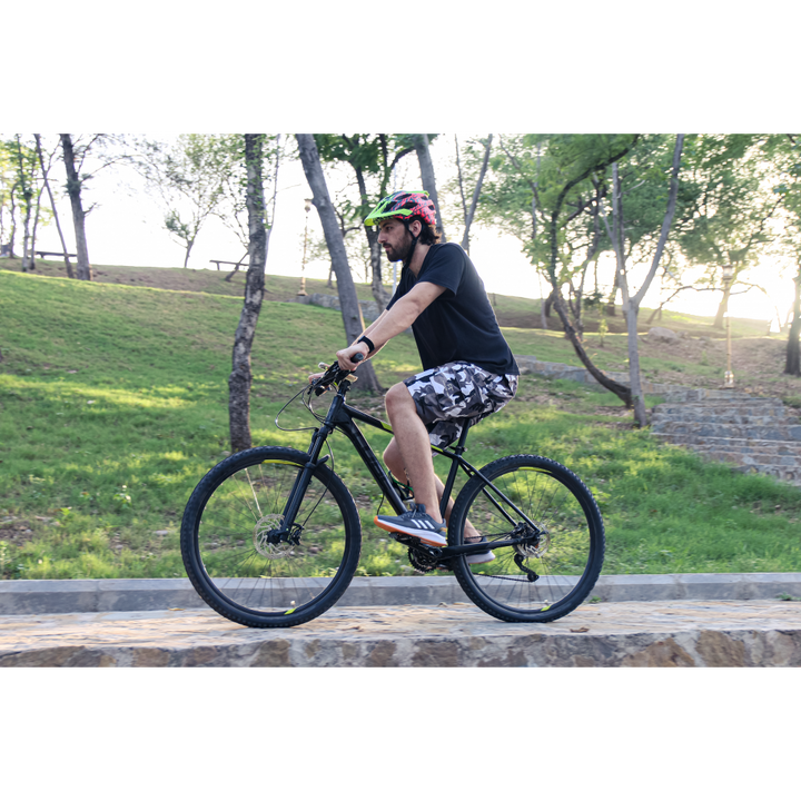 Rear View of Padded MTB Cycling Shorts with Comfortable Fit