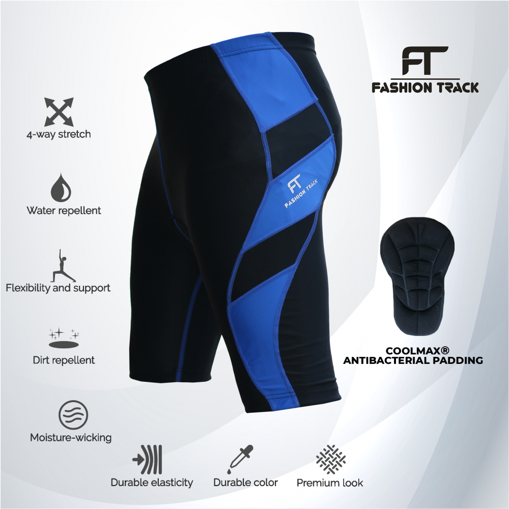 Men s MTB Cycling Shorts Padded Breathable Reflective Lightweight Fashion Track
