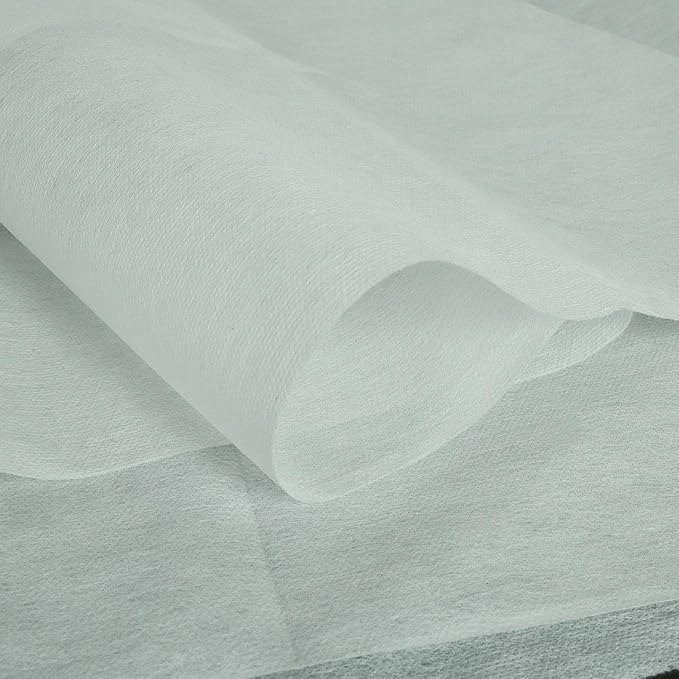 White Sew In Spun Bond Non Woven Interfacing 81cm Wide for Dressmaking | Fashion Track