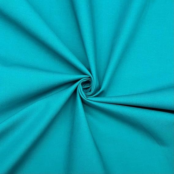Teal Colour Plain Cotton