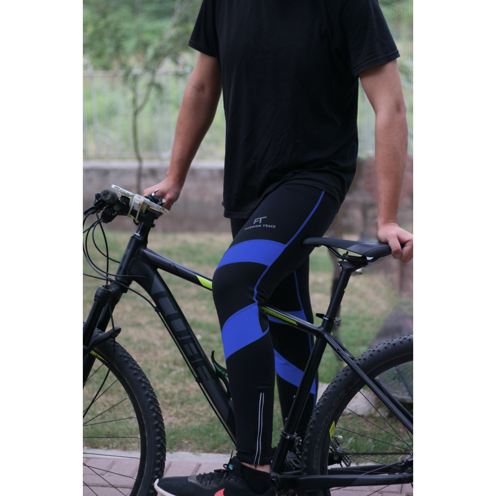 Men’s Padded Cycling Trousers - Thermal, Breathable, Reflective, Shock Absorption