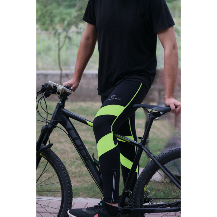 Men’s Padded Cycling Trousers - Thermal, Breathable, Reflective, Shock Absorption