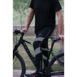 Men’s Padded Cycling Trousers - Thermal, Breathable, Reflective, Shock Absorption