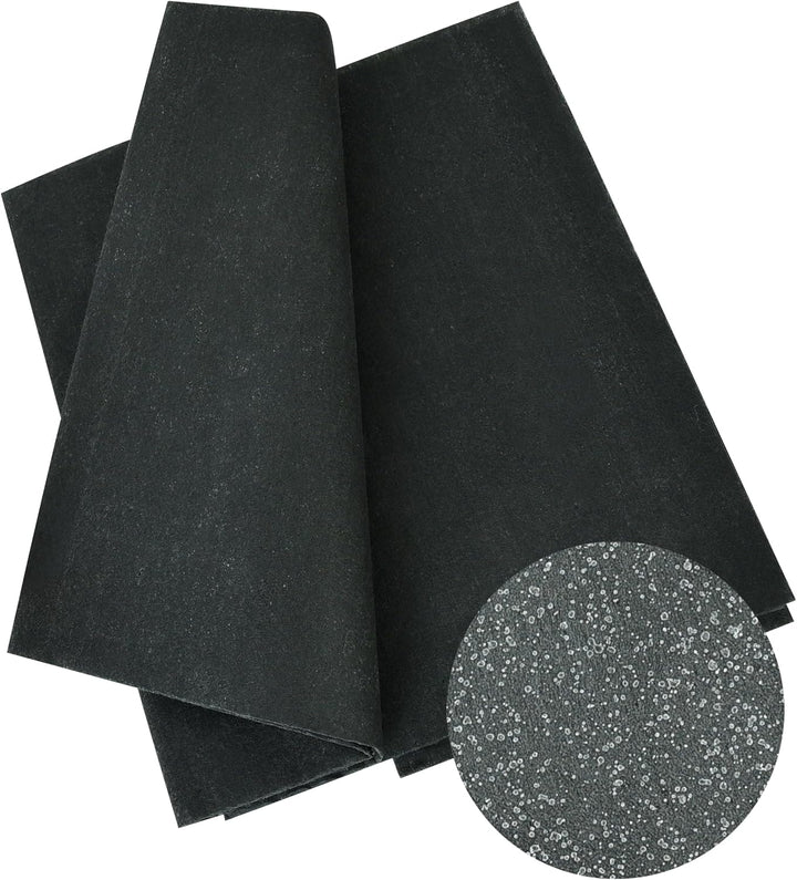 Medium Weight Non Woven Iron On Fusible Interfacing – Black (90 cm Width)