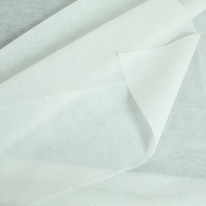 Medium Weight Sew In Spun Bond Non Woven Interfacing – 81 cm Width (100 % Polypropylene), 3 Metre – White