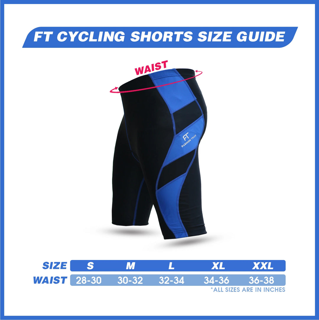 Men's Padded MTB Cycling Shorts — 3D Reflective Performance