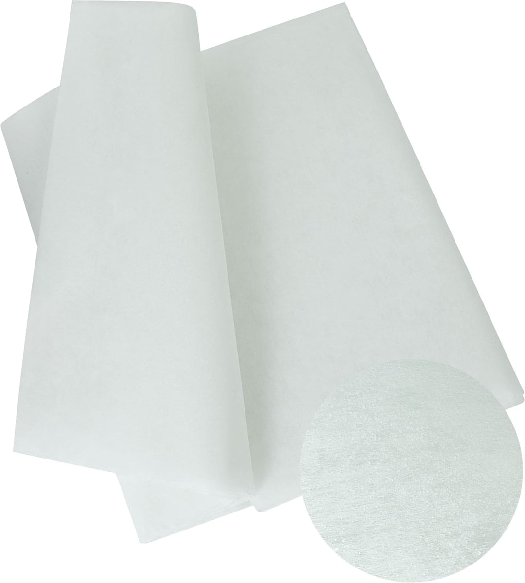 Iron-On Interfacing Fabric – White (Full Roll 100 Meters) | Mediumweight Fusible Backing for Sewing & Dressmaking