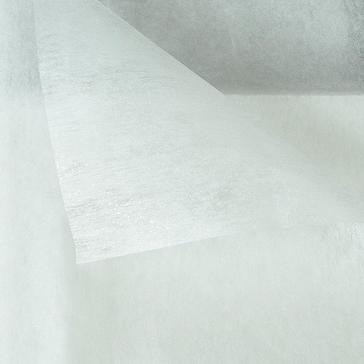 Iron-On Interfacing Fabric – White (Full Roll 100 Meters) | Mediumweight Fusible Backing for Sewing & Dressmaking